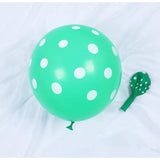 Set 10 Baloane din Latex, Vivimall, Model Party Buline, 2x Albastru, 2x Verde, 2x Mov, 2x Roz, 2x Rosu, 23 cm, 1.4g - vivimall.ro