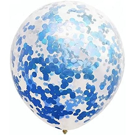 10 db-os Latex Lufi Készlet, Party Konfetti Minta, 5 X Konfetti, 5 X, 25 Cm, ​​​​2.2G