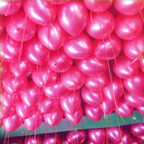 10 db-os Latex Lufi Készlet, Party Konfetti Minta, 5 X Konfetti, 5 X, 25 Cm, ​​​​2.2G