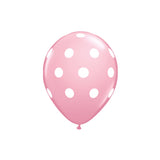 Set 10 Baloane Din Latex, Model Party Cu Buline Si Simple, 30 Cm, 2.8 G