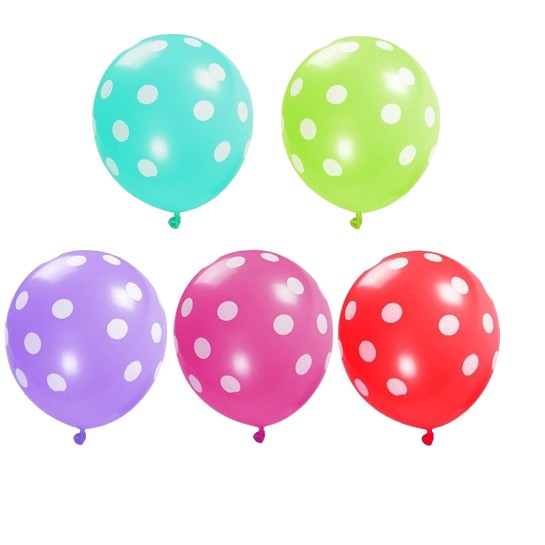 Set 10 Baloane din Latex, Vivimall, Model Party Buline, 2x Albastru, 2x Verde, 2x Mov, 2x Roz, 2x Rosu, 23 cm, 1.4g - vivimall.ro