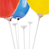 Set 10 Bete Cu Rozete Pentru Baloane 40 Cm | FunDecor - vivimall.ro