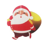 Set 10 Ornamente pentru Instalatie, Vivimall, Atasare la Instalatia de Craciun, Design Festiv, Protectie Becuri Instalatie, Rezistente la Zapada, Interior/ Exterior, Model Mos Craciun cu Sac - vivimall.ro