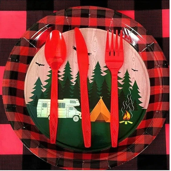 Set 10 Farfurii Unica Folosinta 23 Cm | HollyParty 2 - vivimall.ro