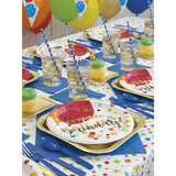 Set 10 Farfurii Carton Happy Birthday Buline 18 Cm | HappyWare - vivimall.ro