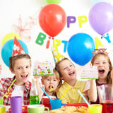 Set 10 Invitatii pentru Petrecere, Vivimall, Colectia Dino Park, 11 x 14 cm, din Carton, Multicolor - vivimall.ro