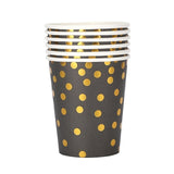 10 darabos fekete, pöttyös szemüveg szett | JoyCup 8