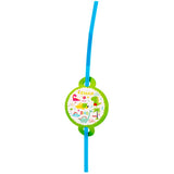 Set 10 Paie, Vivimall, Colectia Dino Park, 26 x 7 cm, din Carton/Plastic, Multicolor - vivimall.ro