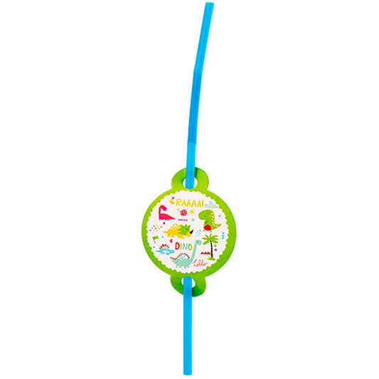 Set 10 Paie, Vivimall, Colectia Dino Park, 26 x 7 cm, din Carton/Plastic, Multicolor - vivimall.ro