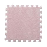 Set 10 Piese Covor tip Puzzle, Vivimall, Spuma EVA, Pufos, 30 x 30 x 1 cm, Roz Pudrat - vivimall.ro