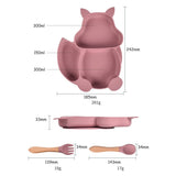Set Hranire Bebelusi, Antialunecare si Ergonomic | HappyKid - vivimall.ro