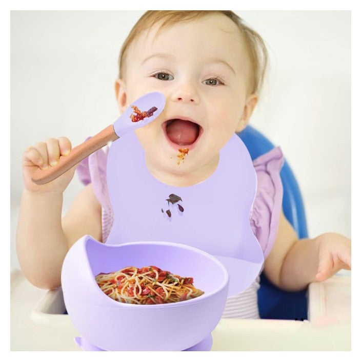 Set Hranire Bebelusi, Antialunecare si Ergonomic | HappyKid - vivimall.ro