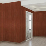 Set 10 Placi Tapet 3D, 70 X 70 Cm, Grosime 3 Mm, Din Rasina, Tip Placi De Lemn, Suprafata Acoperita 4.9 Mp, Caramiziu - vivimall.ro