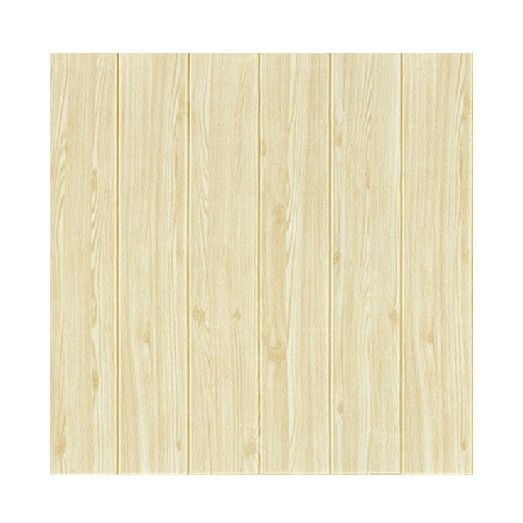 Set 10 Placi Tapet 3D, 70 X 70 Cm, Grosime 3 Mm, Din Rasina, Tip Placi De Lemn, Suprafata Acoperita 4.9 Mp - vivimall.ro