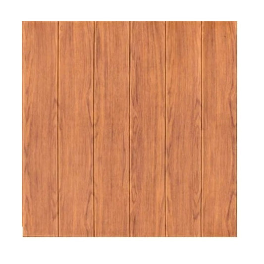 Set 10 Placi Tapet 3D, Vivimall, 70 x 70 cm, Grosime 3 mm, din Rasina, Tip Placi de Lemn, Suprafata Acoperita 4.9 mp, Maro Roscat - vivimall.ro