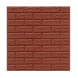 Set 10 Placi Tapet 3D, 70 X 77 Cm, Grosime 3 Mm, Din Polietilena, Model Caramida, Suprafata Acoperita 5.3 Mp - vivimall.ro