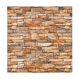 Set 10 Placi Tapet 3D, Vivimall, 70 x 77 cm, Grosime 3 mm, din Polietilena, Model Caramida, Suprafata acoperita 5.3 mp, Piatra Galbena - vivimall.ro