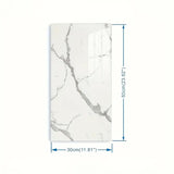 Set 10 Placi Tapet, Vivimall, 60 x 30 cm, Grosime 1.5 mm, din PVC, Model Imitatie de Marmura, Suprafata acoperita 1.8 mp, Gri Deschis - vivimall.ro