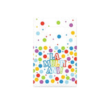 Set 10 Pungi de Cadou, Vivimall, Colectia LA MULTI ANI, 16.5 x 25 cm, din Plastic, Multicolor - vivimall.ro