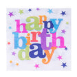 Set 10 Servetele Happy Birthday, Vivimall, pentru Petrecere, Tematica Aniversare, 33x33 cm, Multicolor - vivimall.ro