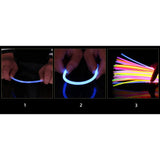 Set 100 Bratari Luminoase Fosforescente | NeonJoy - vivimall.ro