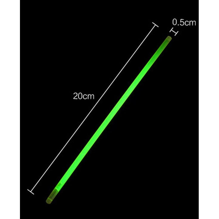 Set 100 Bratari Luminoase, Vivimall, pentru Petreceri, Fosforescente, Glow Sticks, 20 cm, Multicolor - vivimall.ro