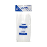 Set 100 Buc Soricei - Coliere de plastic, 100 mm x 3 mm, poliamida, Alb, Vivimall - vivimall.ro