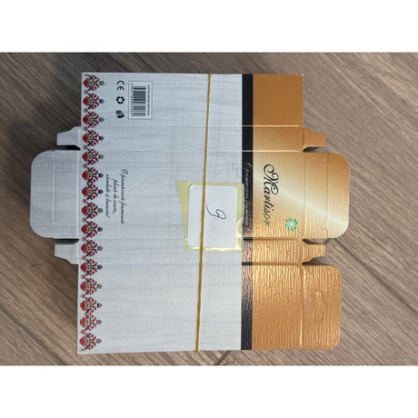 Set 100 Bucati Ambalaj Martisor/Brosa Auriu cu Motive Populare - vivimall.ro