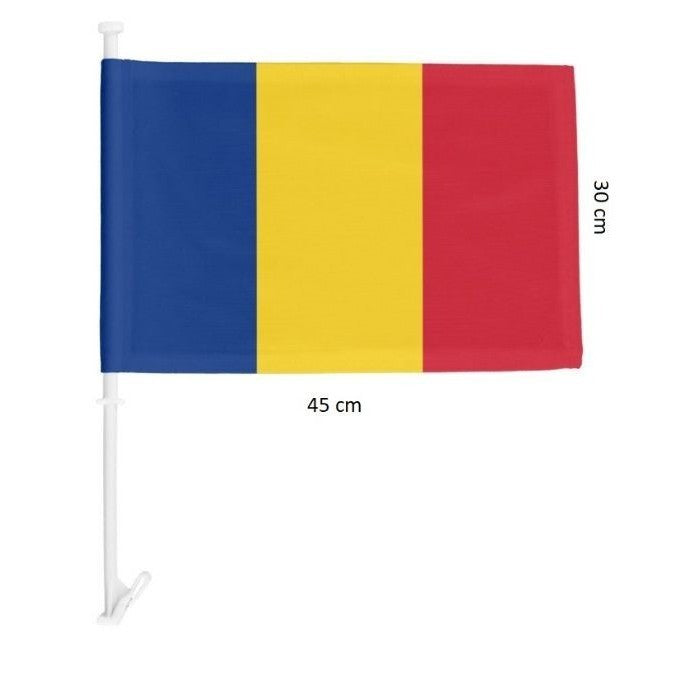 Set 1000 Steaguri Tricolor Auto, Stegulet, Drapel - vivimall.ro