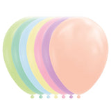 Set 12 Baloane, Flippy, din Latex Macaroon, 30 cm, Verde - vivimall.ro