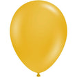 Set 12 Baloane, Vivimall, din Latex Standard, 13 cm, Galben Mustar - vivimall.ro
