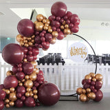 Set 12 Baloane, Flippy, din Latex Standard, 13 cm, Grena - vivimall.ro