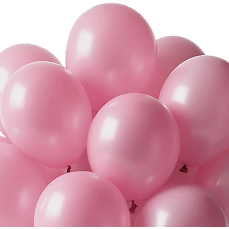 Set 12 Baloane, Flippy, din Latex Standard, 13 cm, Roz Deschis - vivimall.ro