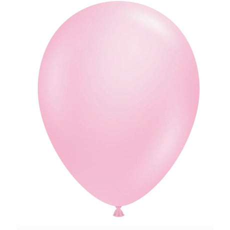 Set 12 Baloane, Flippy, din Latex Standard, 13 cm, Roz Deschis - vivimall.ro