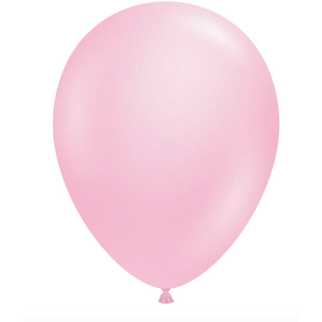 Set 12 Baloane, Flippy, din Latex Standard, 13 cm, Roz Deschis - vivimall.ro
