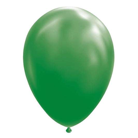 Set 12 Baloane, Vivimall, din Latex Standard, 13 cm, Verde Inchis - vivimall.ro