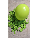 Set 12 Baloane, Flippy, din Latex Standard, 25 cm, Verde Lime - vivimall.ro