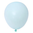 Set 12 Baloane, Vivimall, din Latex Macaroon, 30 cm, Albastru - vivimall.ro