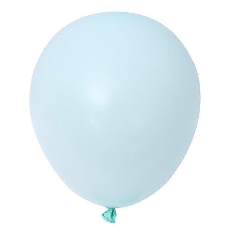 Set 12 Baloane, Flippy, din Latex Macaroon, 30 cm, Albastru - vivimall.ro