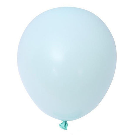 Set 12 Baloane, Flippy, din Latex Macaroon, 30 cm, Albastru - vivimall.ro