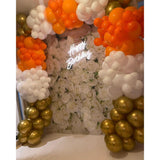 Set 12 Baloane, Flippy, din Latex Standard, 13 cm, Portocaliu - vivimall.ro