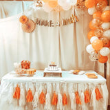 Set 12 Baloane, Flippy, din Latex Standard, 25 cm, Portocaliu - vivimall.ro