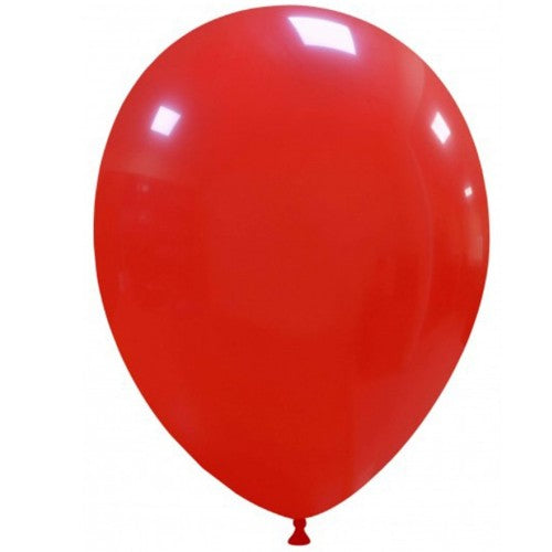 Set 12 Baloane, Vivimall, din Latex Standard, 25 cm, Rosu - vivimall.ro