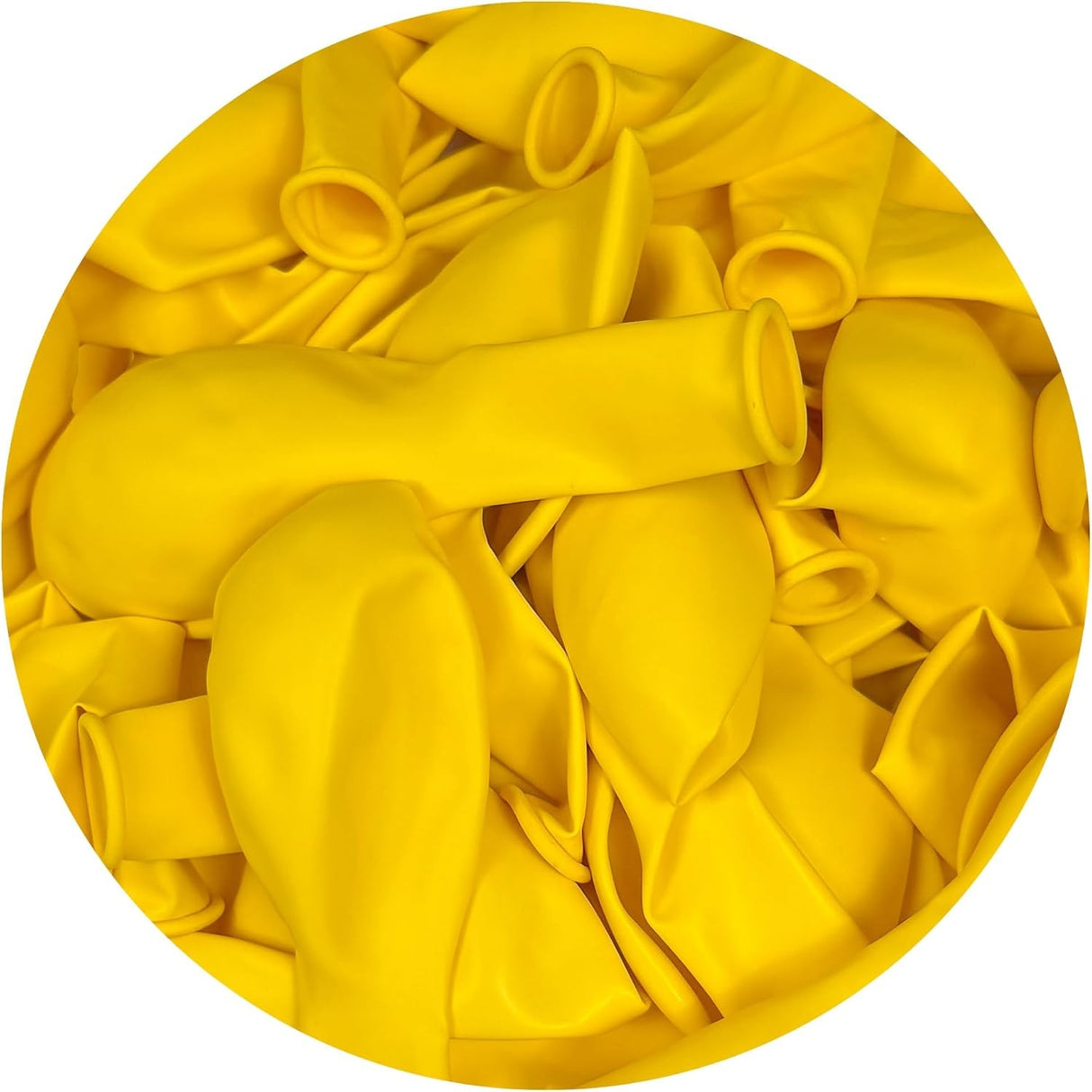 Set 12 Baloane, Flippy, din Latex Standard, 30 cm, Galben - vivimall.ro