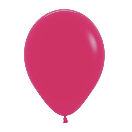 Set 12 Baloane, Vivimall, din Latex Standard, 30 cm, Roz Zmeura - vivimall.ro