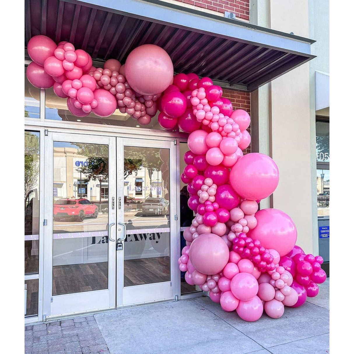 Set 12 Baloane, Flippy, din Latex Standard, 30 cm, Roz Zmeura - vivimall.ro