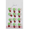 Set 12 Brose Martisor Primavara Margareta cu Fluture si Buburuza - vivimall.ro
