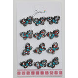Set 12 Brose Martisor Primavara Fluture Cu Pietre - vivimall.ro