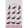 Set 12 Brose Martisor pentru Copii Bufnita Aurie - vivimall.ro