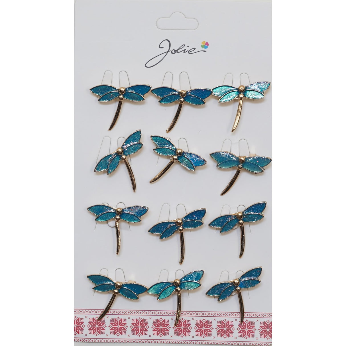 Set 12 Brose Martisor pentru Copii Libelula - vivimall.ro